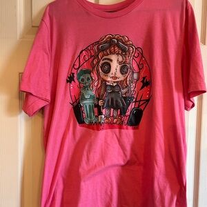 Hot Pink Lisa Frankenstein Tee
